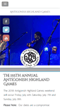 Mobile Screenshot of antigonishhighlandgames.ca